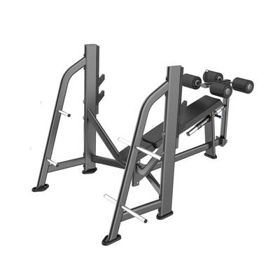 DHZ E-7041 Скамья-стойка для жима под углом вниз (Olympic Decline Bench)